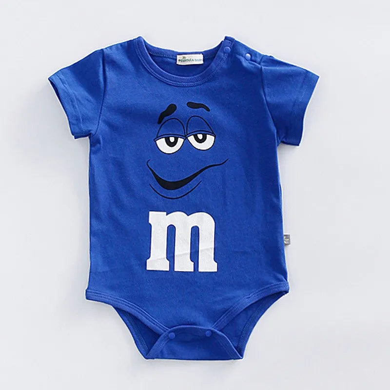3-24month Baby Clothes Short-sleeved Climbing Clothes Romper Toddler Costume Cotton Bodysuits Infant Jumpsuit