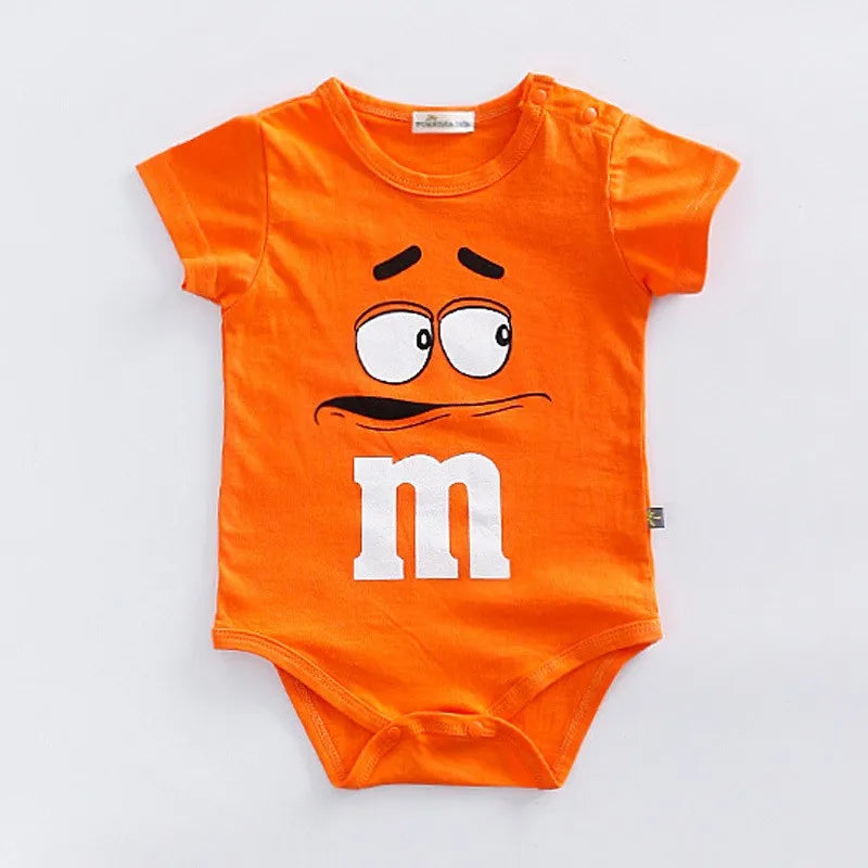 3-24month Baby Clothes Short-sleeved Climbing Clothes Romper Toddler Costume Cotton Bodysuits Infant Jumpsuit