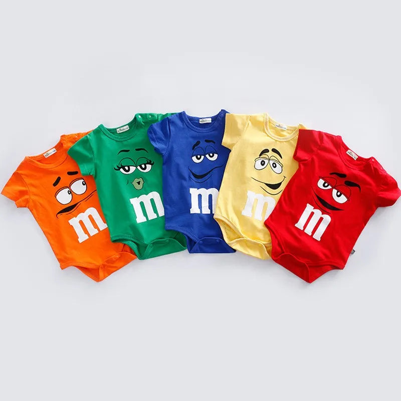 3-24month Baby Clothes Short-sleeved Climbing Clothes Romper Toddler Costume Cotton Bodysuits Infant Jumpsuit