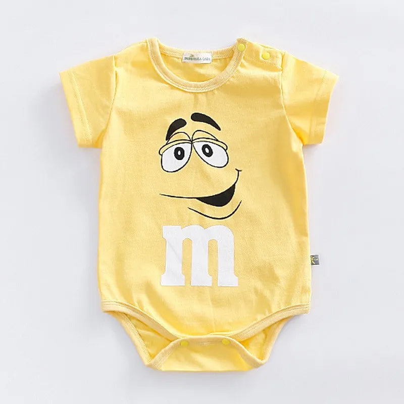 3-24month Baby Clothes Short-sleeved Climbing Clothes Romper Toddler Costume Cotton Bodysuits Infant Jumpsuit