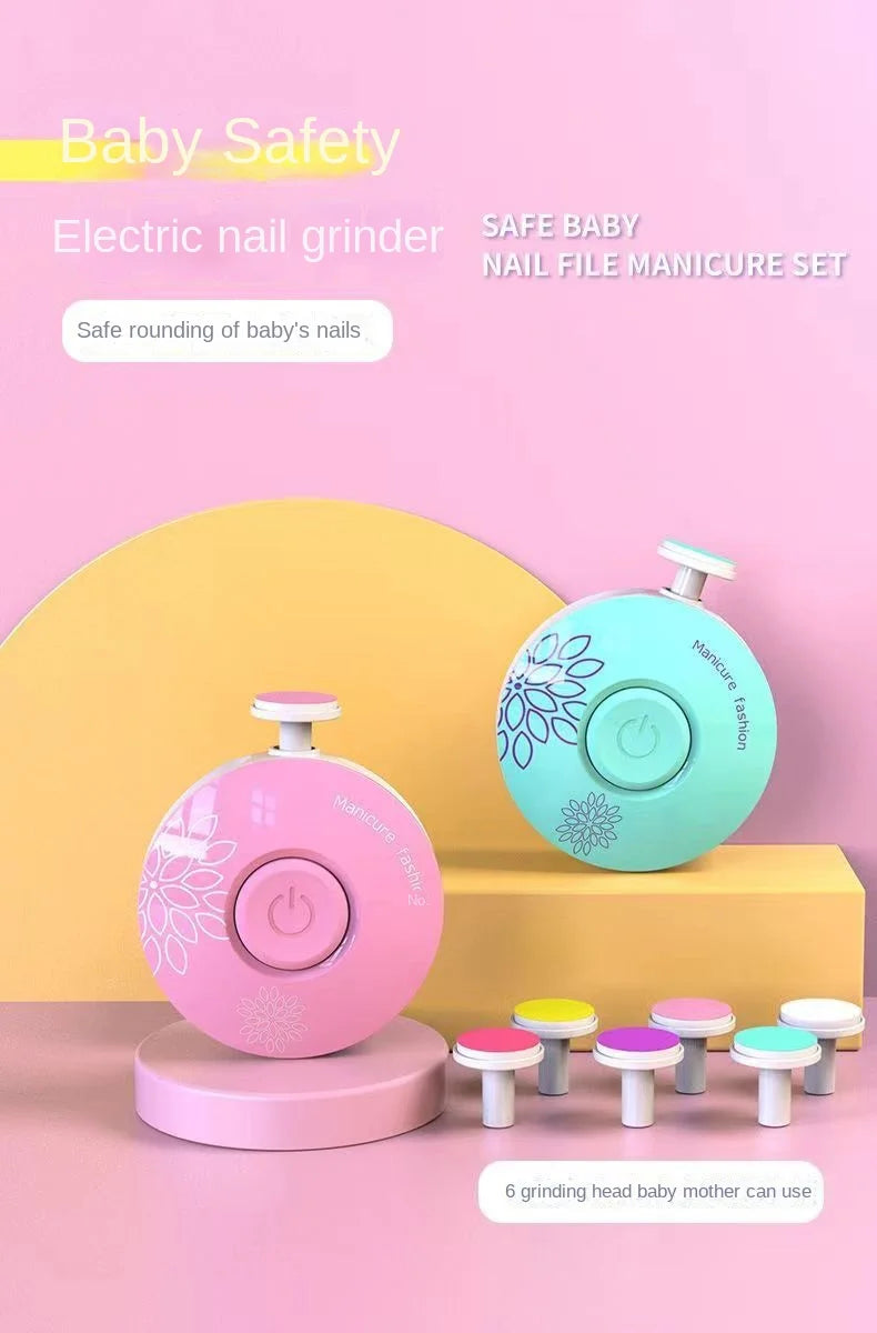 Electric Baby Nail Trimmer Kit – Safe & Gentle Infant Nail Care Tool