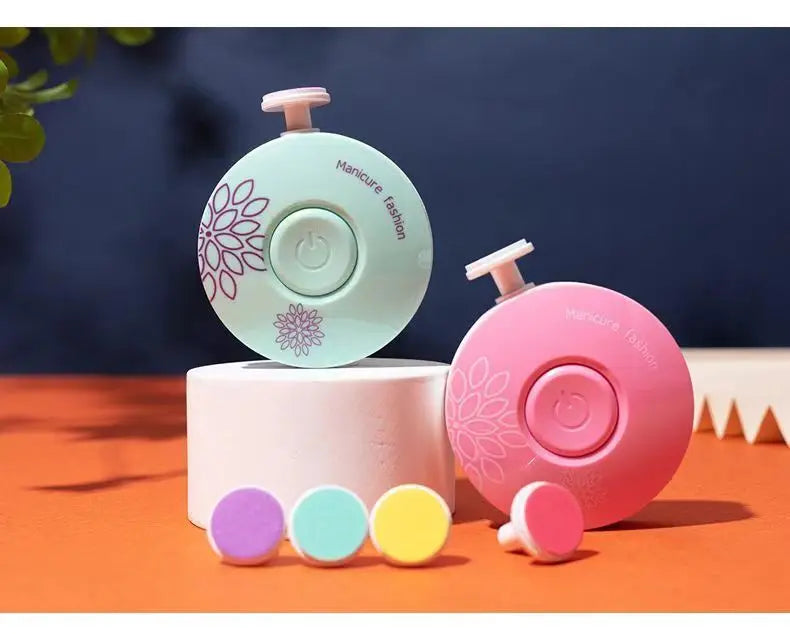 Electric Baby Nail Trimmer Kit – Safe & Gentle Infant Nail Care Tool
