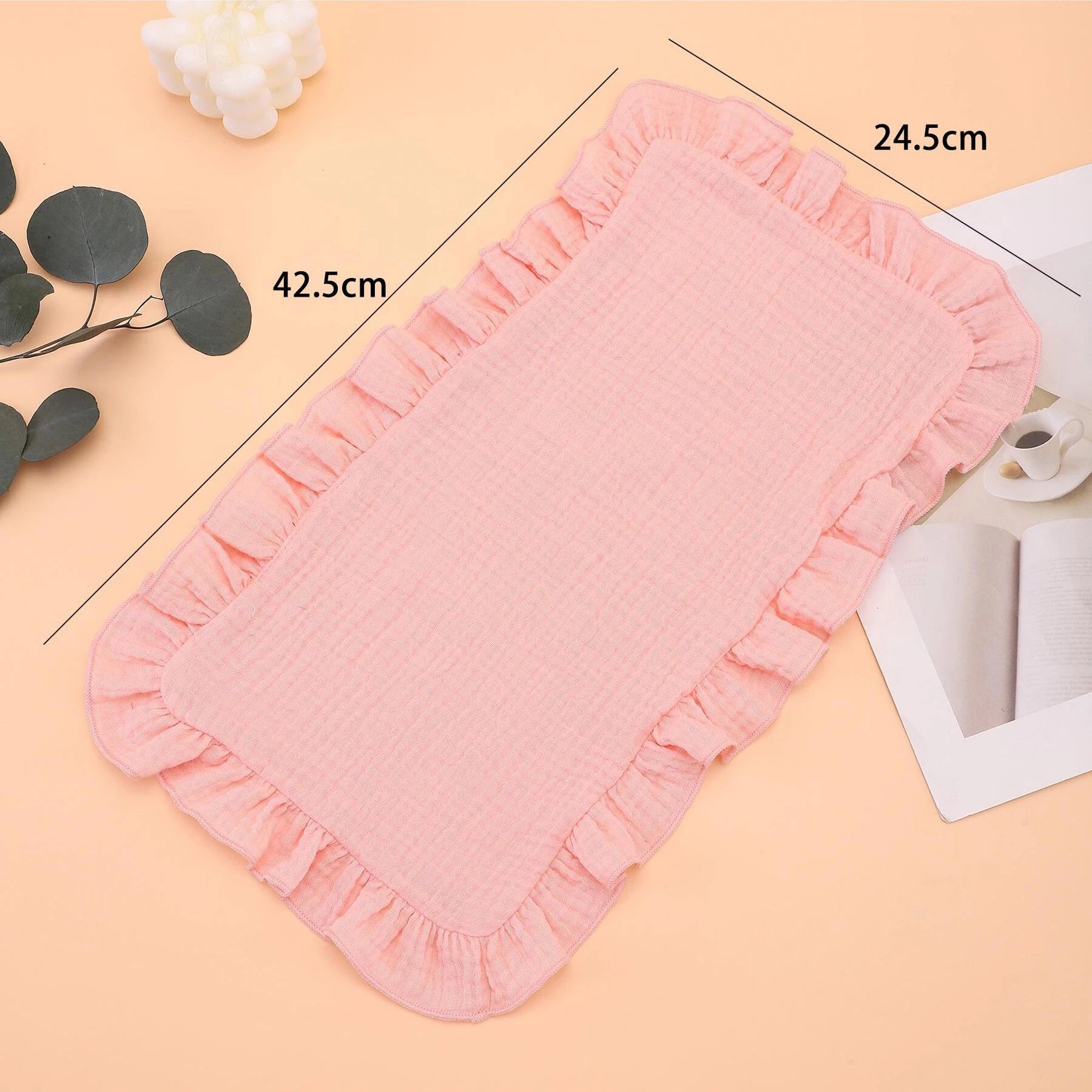 3-Piece Muslin Cotton Burp Cloth Set