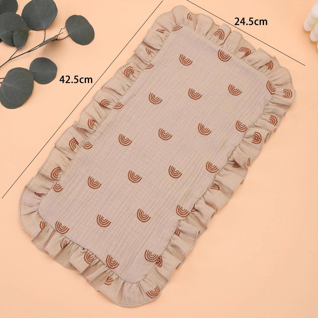 3-Piece Muslin Cotton Burp Cloth Set