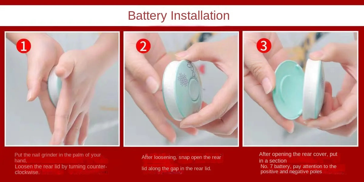 Electric Baby Nail Trimmer Kit – Safe & Gentle Infant Nail Care Tool