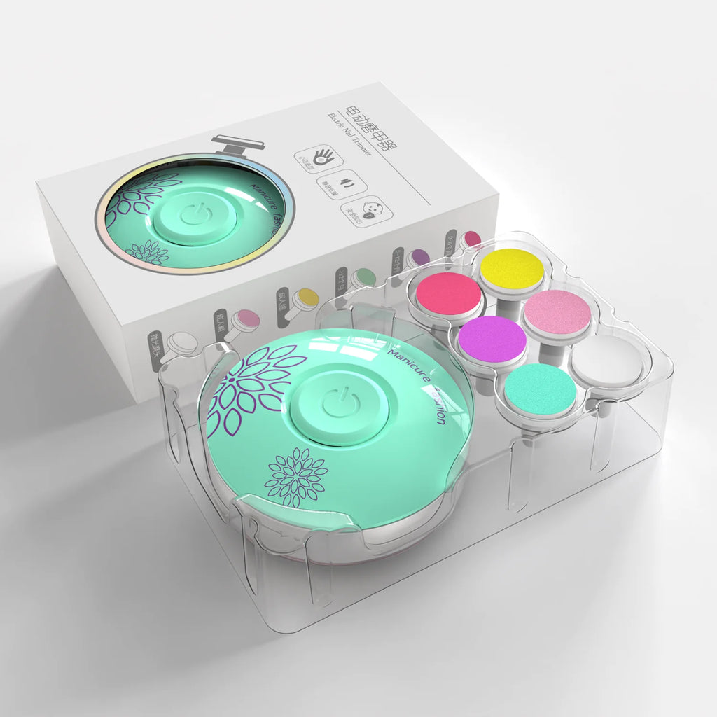 Electric Baby Nail Trimmer Kit – Safe & Gentle Infant Nail Care Tool