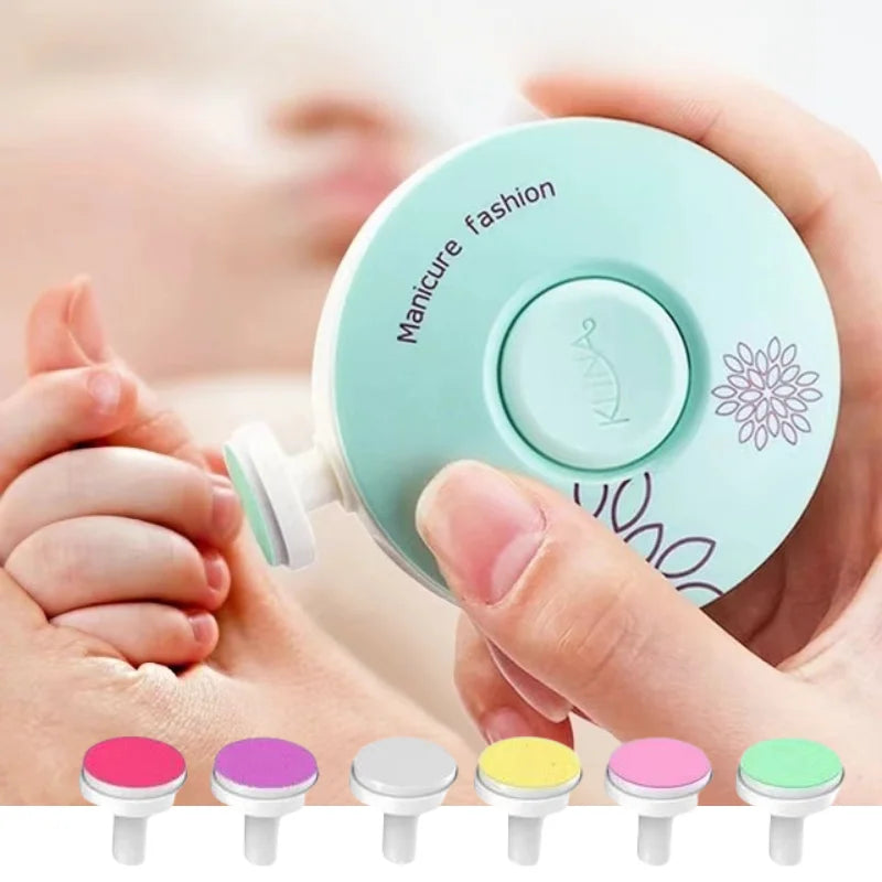 Electric Baby Nail Trimmer Kit – Safe & Gentle Infant Nail Care Tool