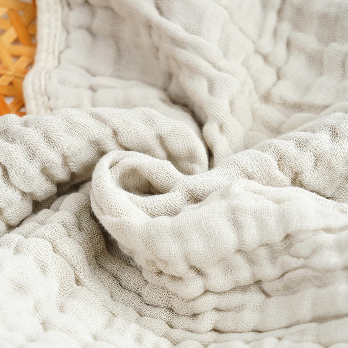 6-Piece Soft Muslin Baby Burp Cloth & Washcloth Set – Gentle, Absorbent & Multipurpose