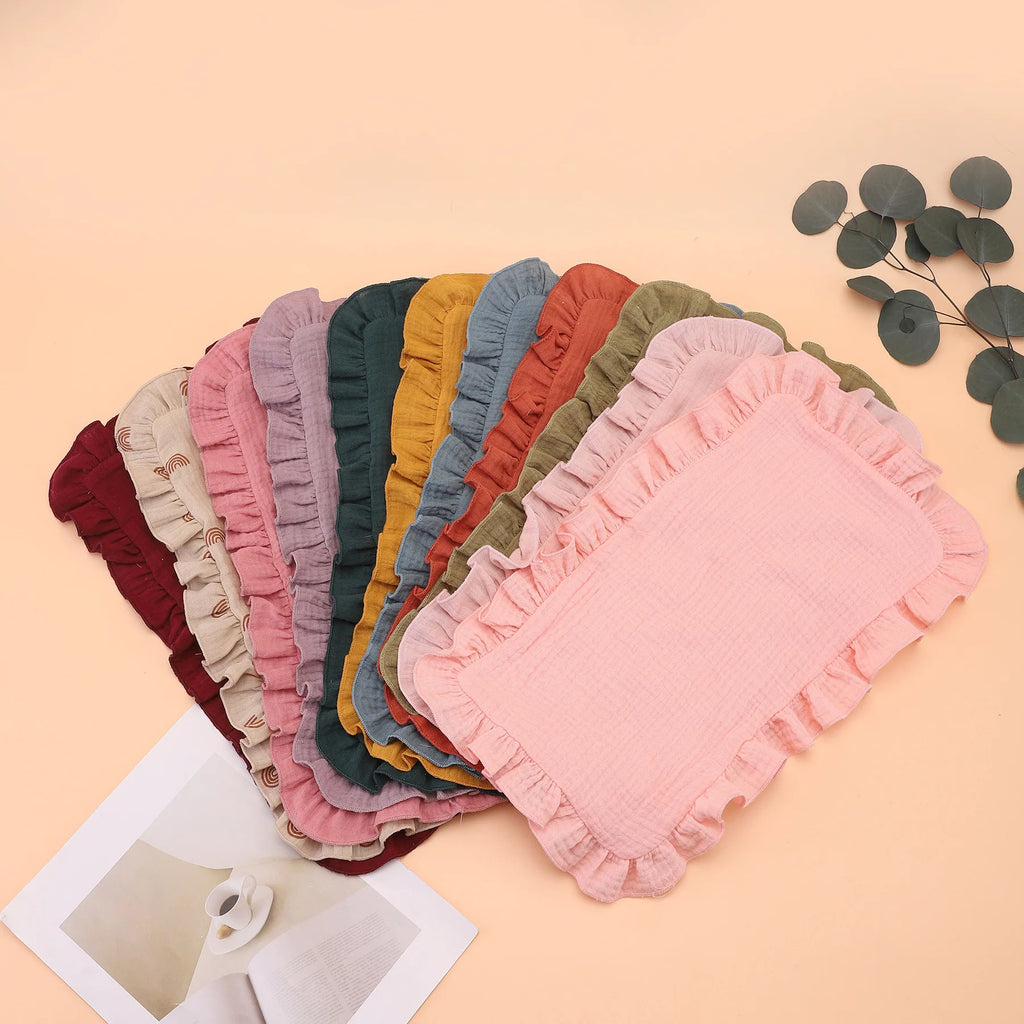 3-Piece Muslin Cotton Burp Cloth Set