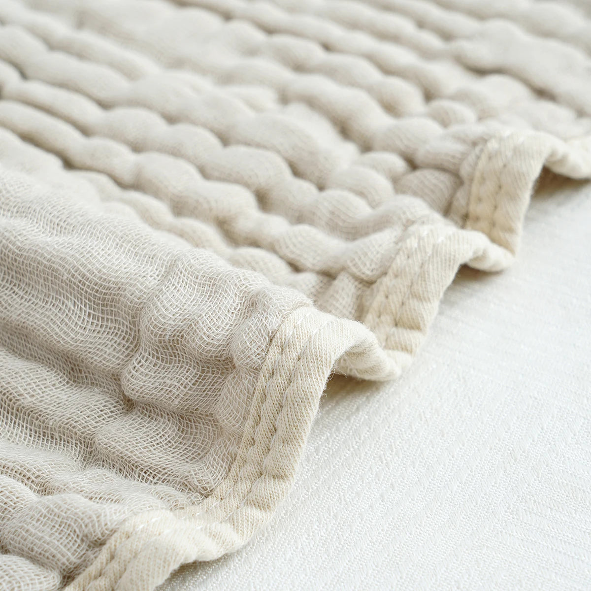 6-Piece Soft Muslin Baby Burp Cloth & Washcloth Set – Gentle, Absorbent & Multipurpose