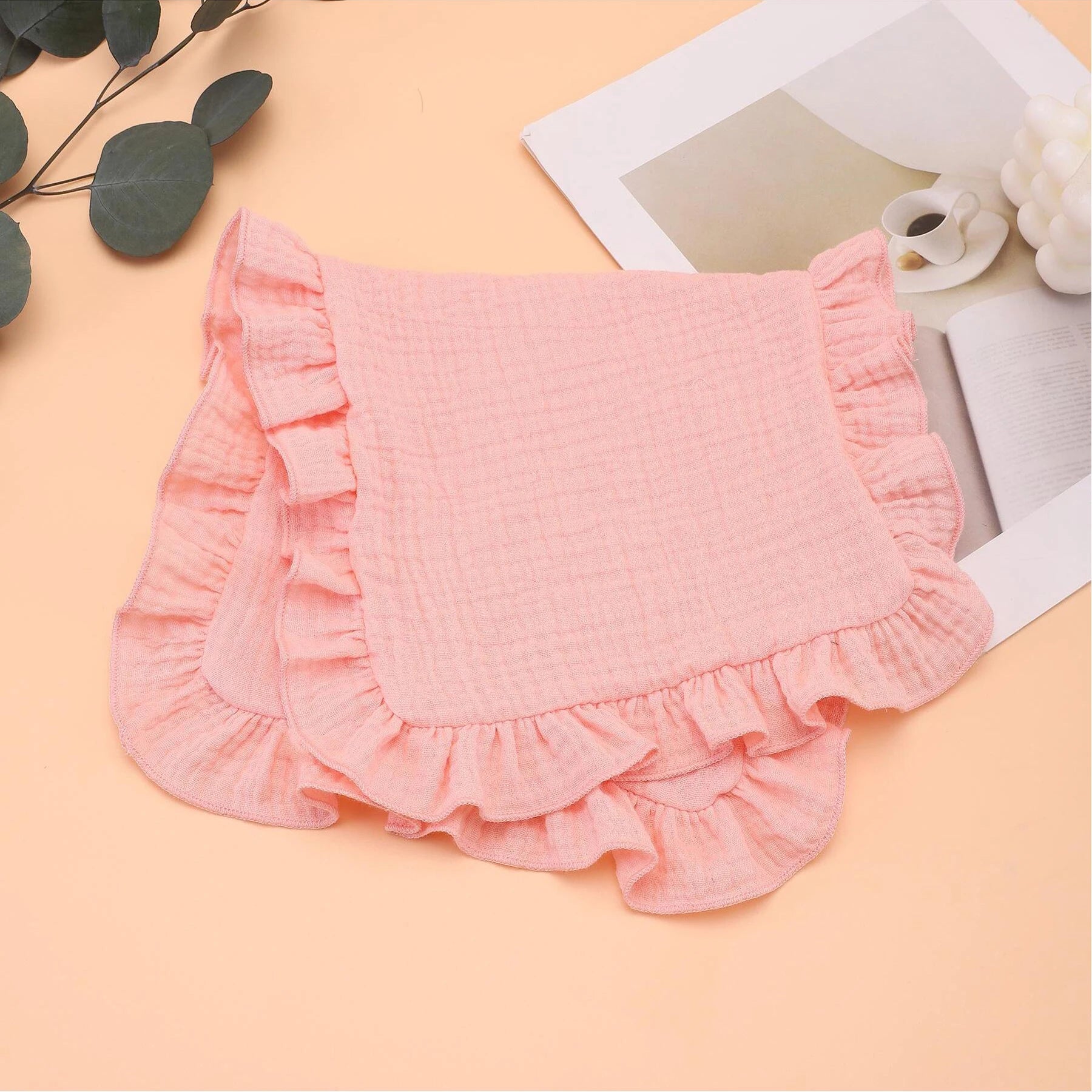 3-Piece Muslin Cotton Burp Cloth Set