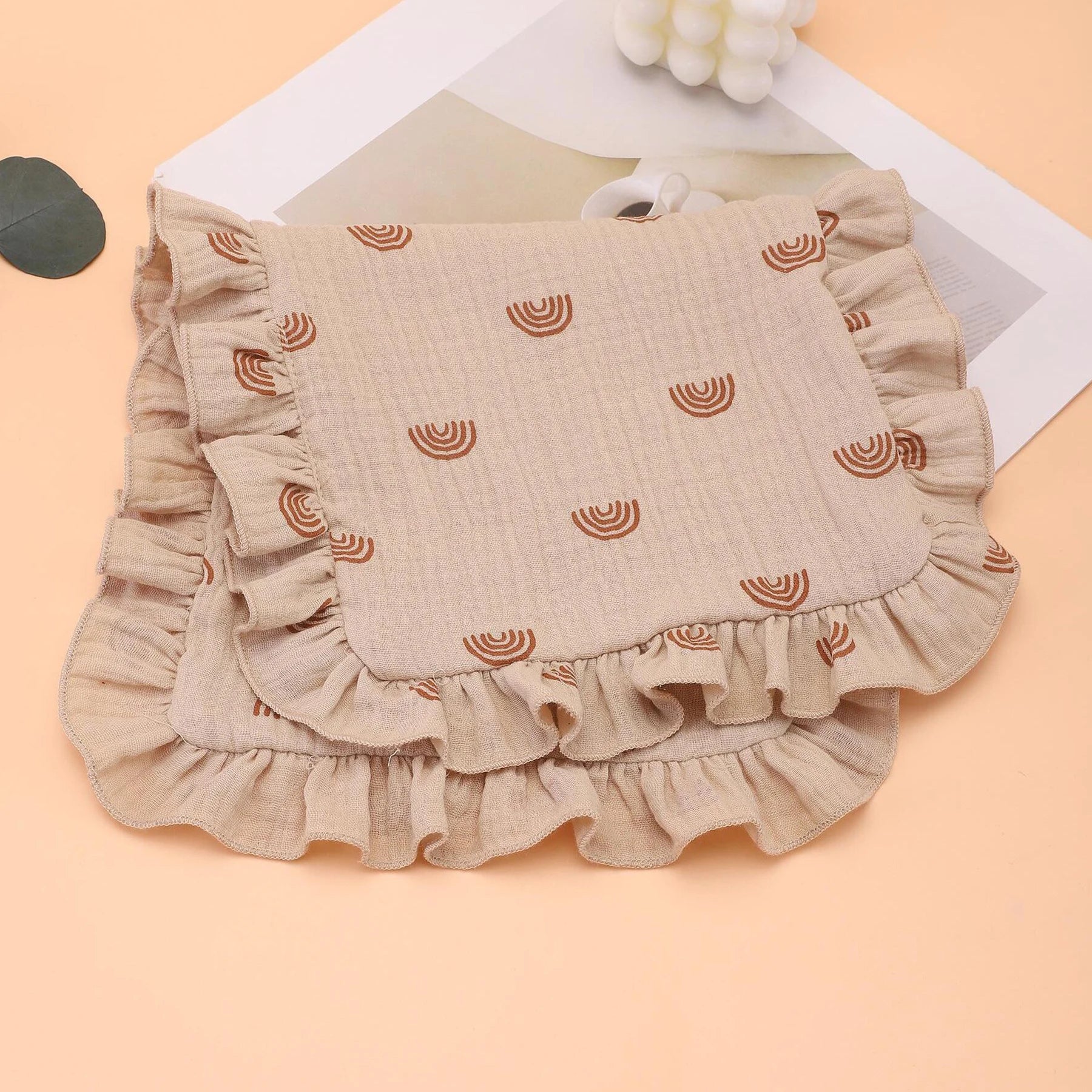 3-Piece Muslin Cotton Burp Cloth Set